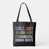 Girls Just Wanna Have Fundamental Rights Tasche (Rückseite)