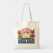Girls Just Wanna Have Fundamental Rights Tragetasche (Rückseite)