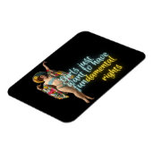 Girls Just Woll Grundrechte Campy Dancer Magnet (Linke Seite)