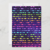 Girls Karate Birthday Party Einladung (Rückseite)