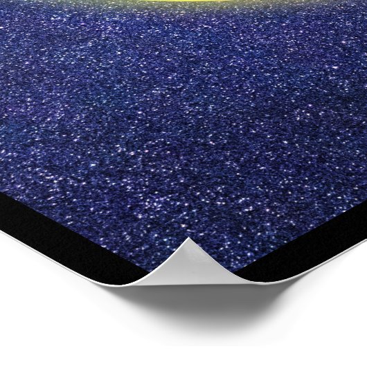 Girls Karate Galaxy Poster (Ecke)