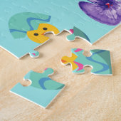 Girls Karate Happy Oaster Decorative Puzzle (Seite)