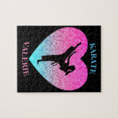 Girls Karate Kick Puzzle (Horizontal)