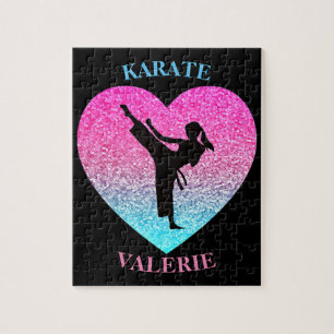 Girls Karate Kick Puzzle