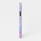 Girls Karate Pastel Swirl iPhone Hülle (Rechte Seite)