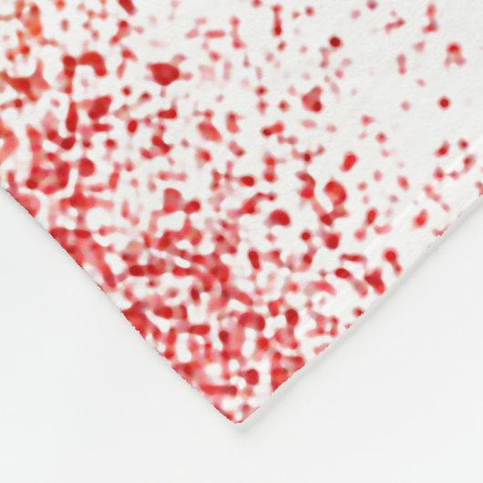 Girls Karate Rainbow Speckles Fleece Blanket (Ecke)