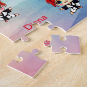 Girl's Karate und Kung fu Puzzle (Seite)