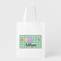 Girls Kariert Trick oder Treat Halloween Bag