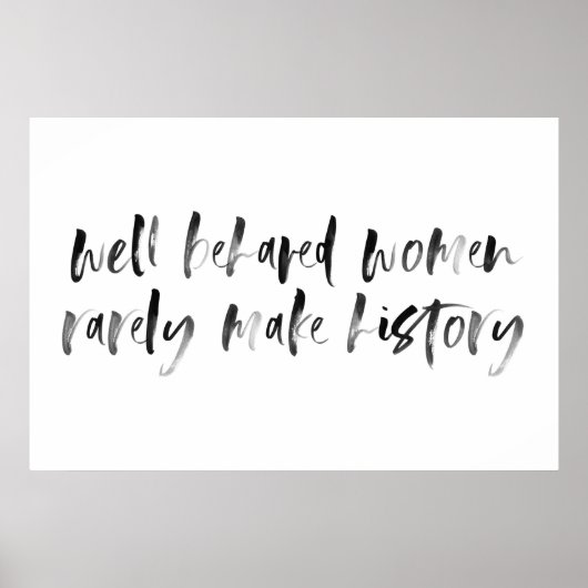 Girls Kinderzimmer oder Office Watercolor Quote Po Poster (Vorne)