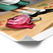 Girls Kissing Poster (Ecke)