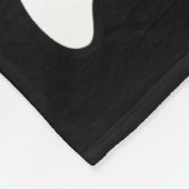 Girls Kleinkind Happy Halloween Geist mit Bandana  Fleecedecke (Ecke)