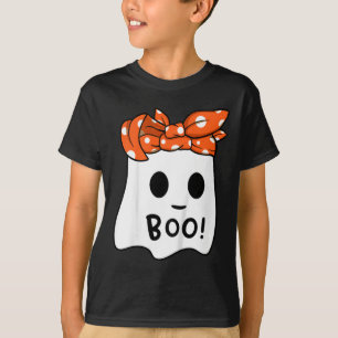 Girls Kleinkind Happy Halloween Geist mit Bandana T-Shirt