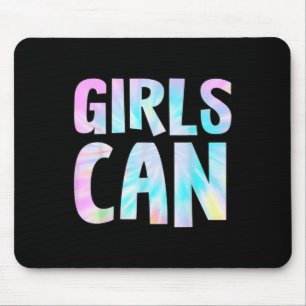 Girls können positive Message Girl Power Moti Gefä Mousepad