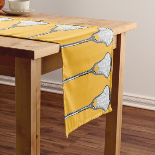 Girls Lacrosse Decor Short Table Runner Kurzer Tischläufer (Beispiel)