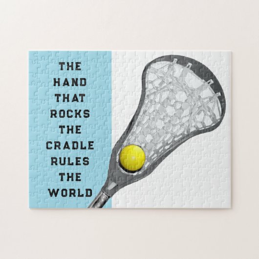 Girls Lacrosse Gift Puzzle (Horizontal)