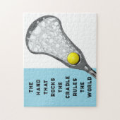 Girls Lacrosse Gift Puzzle (Vertikal)