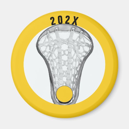 Girls Lacrosse Gifts Magnet (Vorne)