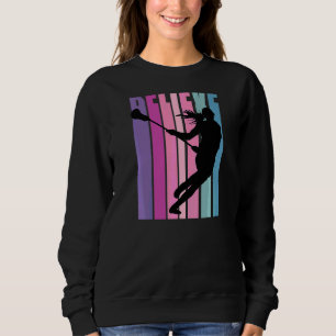 Girls Lacrosse Player Coach Team Coach Motivati Sweatshirt