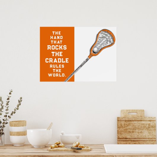 Girls Lacrosse Poster (Küche)