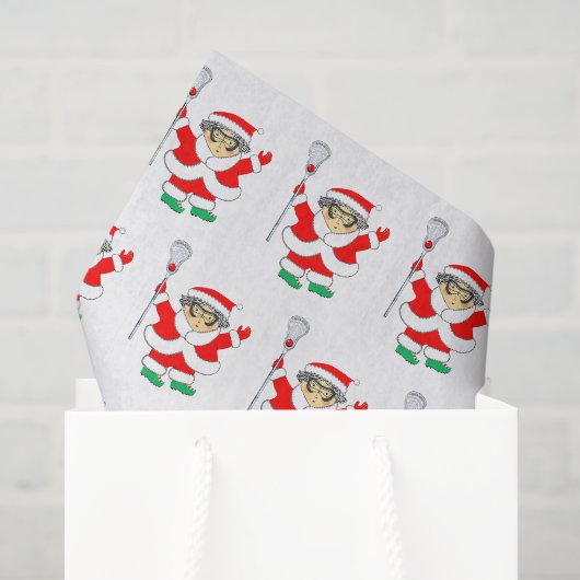 Girls Lacrosse Seidenpapier (Geschenktüte)
