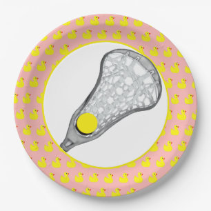 Girls Lacrosse Team Red Pappteller