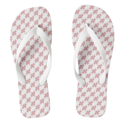 Girls Ladys Flipflops Weißer Designer Badesandalen (Fußbett)