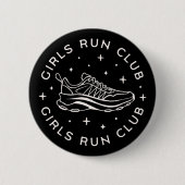 Girls laufen Club Squad Group Button (Vorderseite)