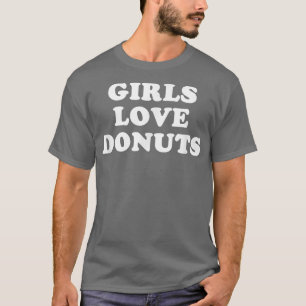 Girls Liebe Donuts Retro T - Shirt