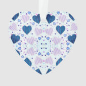 Girls Liebe Gymnastik Herz Akryler Ornament (Rückseite)