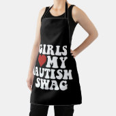 Girls Liebe Mein Autismus Swag Funny Autistic Boy Schürze (InSitu)