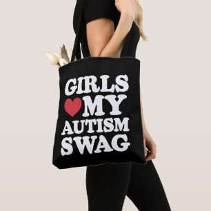 Girls Liebe Mein Autismus Swag Funny Awareness Tasche
