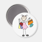 Girls Liebe Shopping Magnet (Vorderseite/Rückseite)