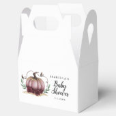 Girls Little Pumpkin Baby Shower Geschenkschachtel (Geöffnet)