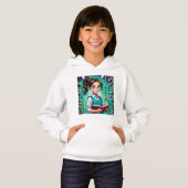 Girls Love Science! Hoodie (Vorne ganz)