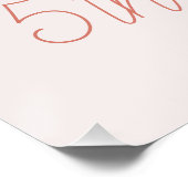 Girls Magical Fairytale Kindergeburtstag Begrüßung Poster (Ecke)