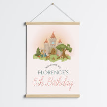 Girls Magical Fairytale Kindergeburtstag Begrüßung