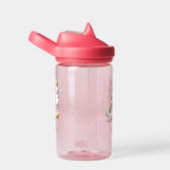 Girls Magical Unicorn Kinder Personalisiert Trinkflasche (rechts)