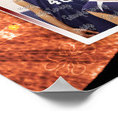 Girls-Maroon-Foto-Basketball Poster (Ecke)