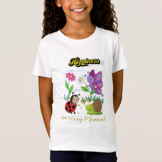 Girls' Meadow Critters T - Shirt (Vorderseite)