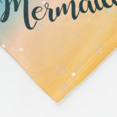 Girls Mermaid Fleece Blanket (Ecke)