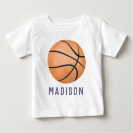 Girls Modern Basketball Jersey Nummer Sports Baby T-shirt