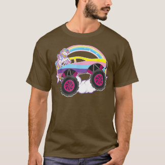 Girls Monster Truck Unicorn Monster Truck Lover T-Shirt
