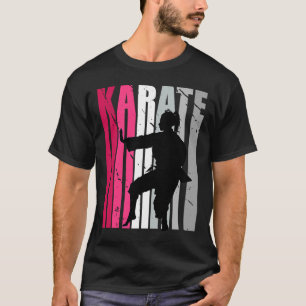 Girls Motivierend Karate Birthday Lieben Girl Dist T-Shirt