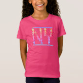 Gırls N.Y 5 Boroughs Design T - Shirt (Vorderseite)