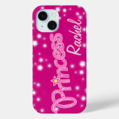 Girls named pink princess star graphic ipad case (Rückseite)