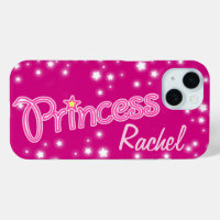 Girls named pink princess star graphic ipad case