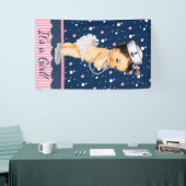 Girls Nautical Baby Dusche Banner (Messeveranstaltung)