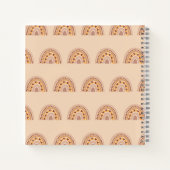 Girls Niedlich Boho Rainbow Kinder Individuelle Na Notizblock (Rückseite)