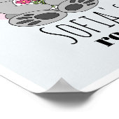 Girls Niedlich Koala Bären Cartoon & Name Kids Roo Poster (Ecke)