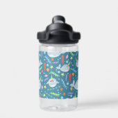 Girls Niedlich Magical Rainbow Narwhal Kids Trinkflasche (Rückseite)